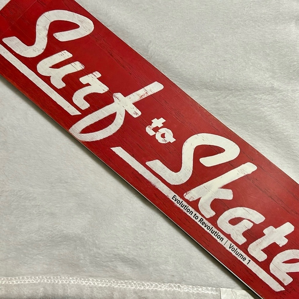 Surf to Skate Book beautifully illustrated. Pics of past surf and skateboards.